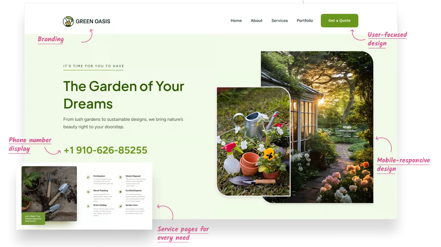header website laten maken